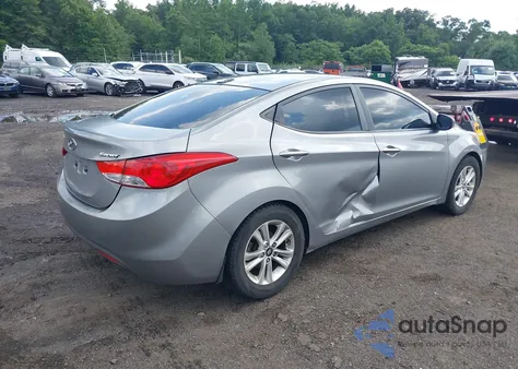 2012 Hyundai Elantra Gls (Ulsan Plant) from USA, damaged, VIN KMHDH4AE6CU278471